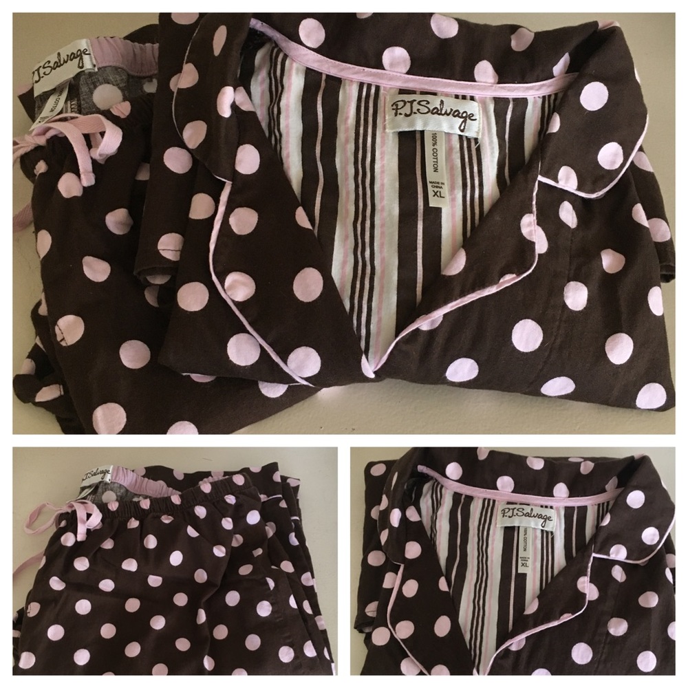 PJ Salvage Set - Pajama Top & Bottom
